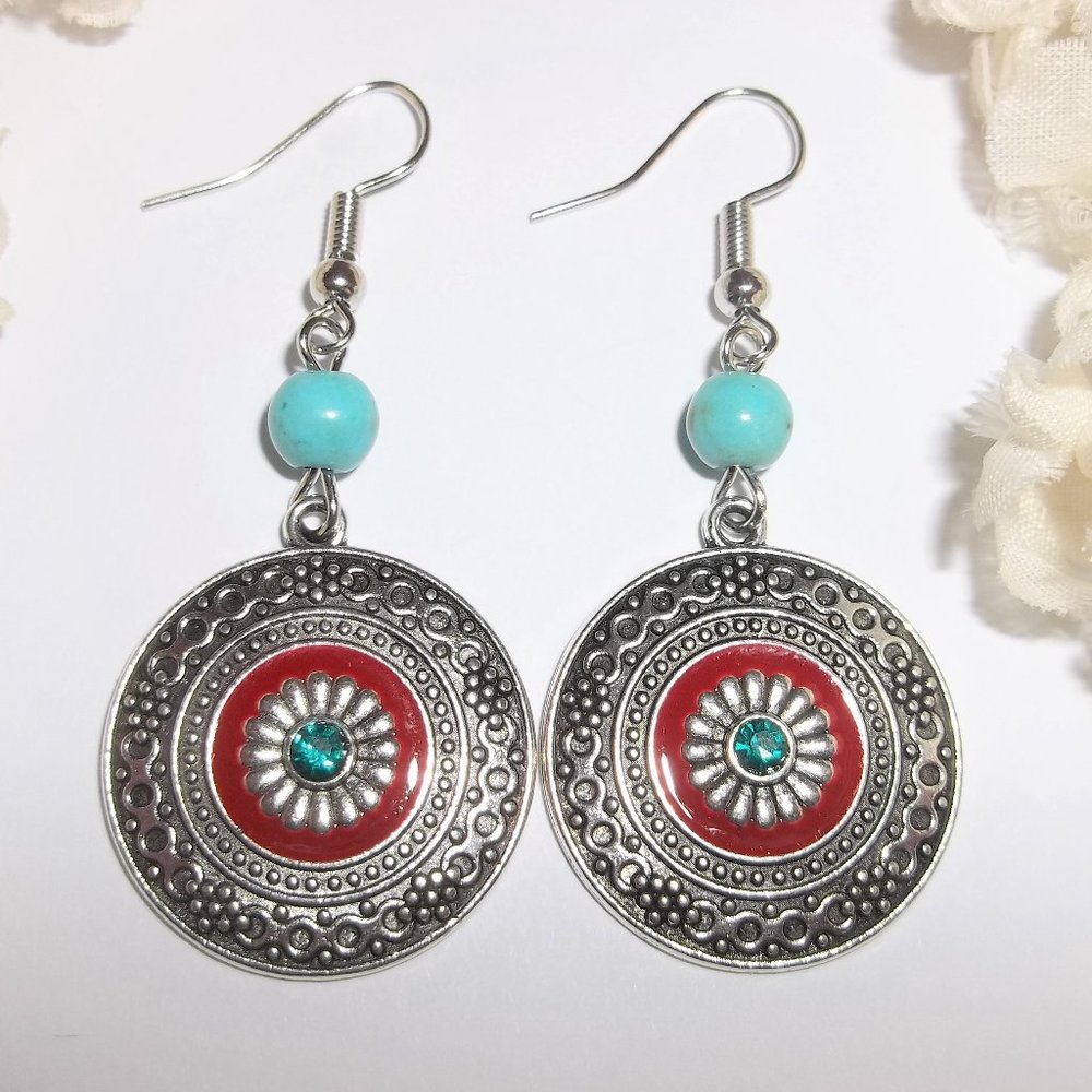 Drop Earring, Earring, Dangle Earring, Southweste… - image 1